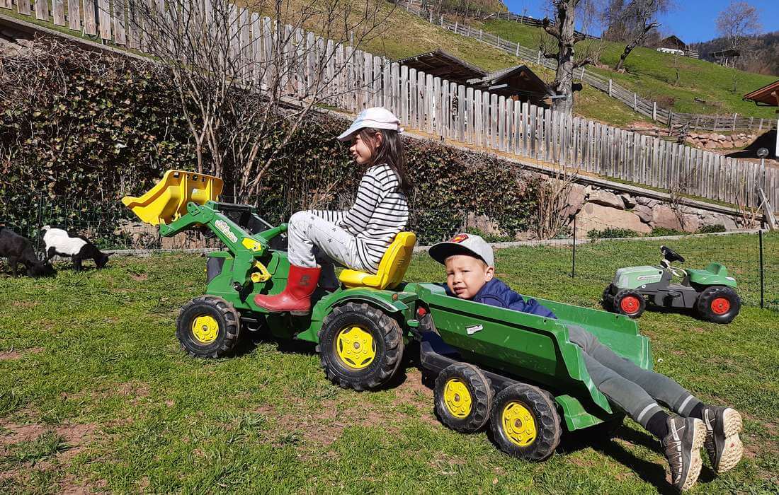Bauernhofurlaub mit Kindern am Boznermüllerhof / Südtirol